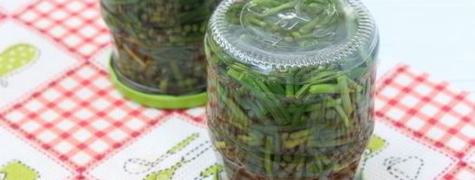 маринованные стрелки чеснока на зиму без стерилизации. Шаг 8