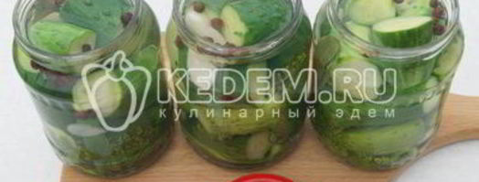 огурцы маринованные резанные с перцем. Шаг 6