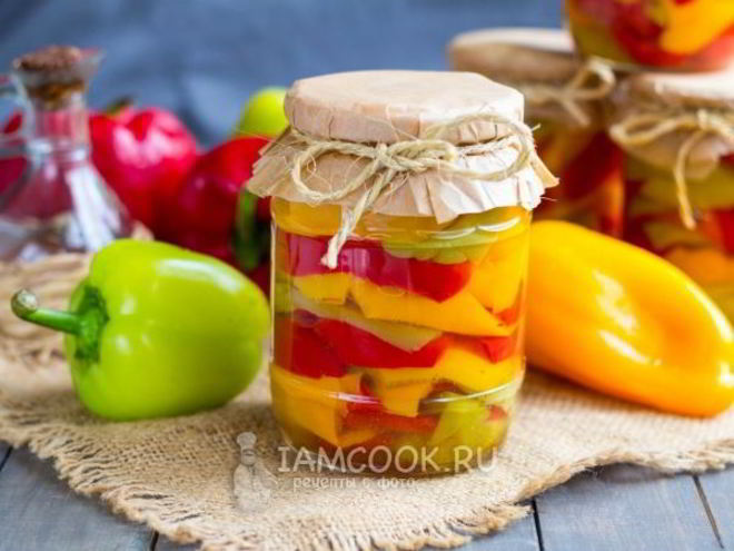 Рецепт перца маринованного в масле