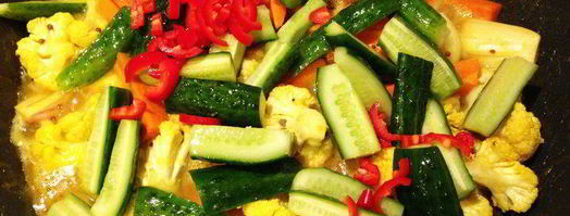 пикалили — маринованные острые овощи. Шаг 4