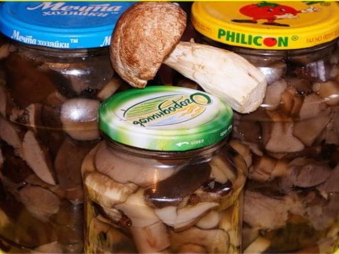 Рецепт подберезовиков маринованных