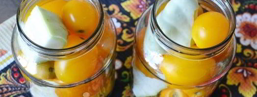 помидоры, маринованные с патиссонами. Шаг 6