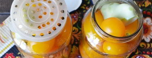 помидоры, маринованные с патиссонами. Шаг 9