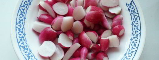 редис, маринованный с имбирем и чесноком. Шаг 3