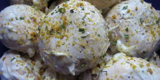 Шампиньоны маринованные в майонезе