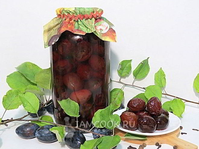 Рецепт слив маринованных закусочных на зиму