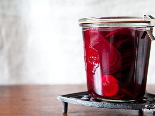 Рецепт свеклы маринованной на зиму
