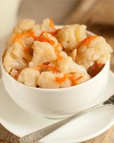 Цветная капуста по-корейски маринованная