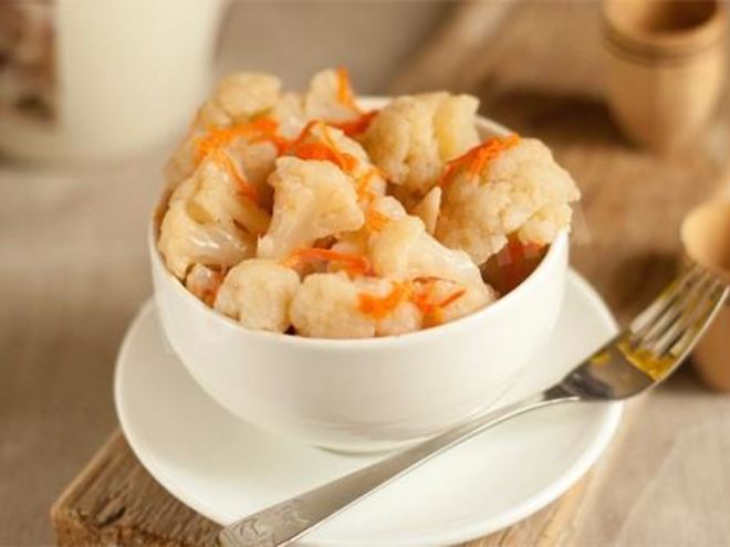 Рецепт цветной капусты по-корейски маринованная