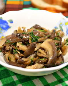 Вешенки жареные маринованные