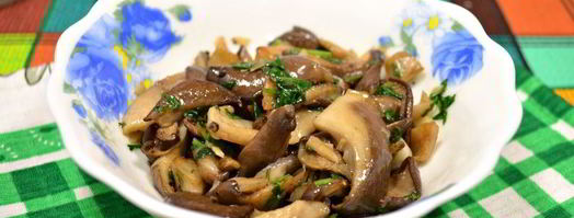 вешенки жареные маринованные. Шаг 7