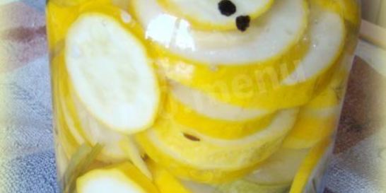 Вкусные и быстрые маринованные кабачки на зиму