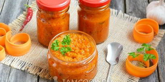 Морковная икра на зиму