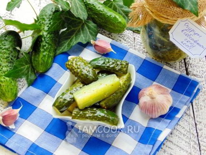 Рецепт огурцов в собственном соку на зиму