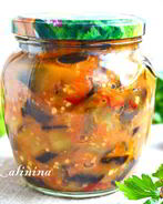 Острые баклажаны по-грузински на зиму