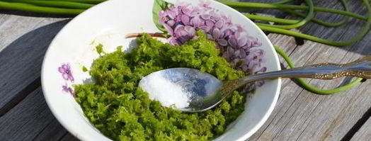 паста из чесночных стрелок на зиму. Шаг 5