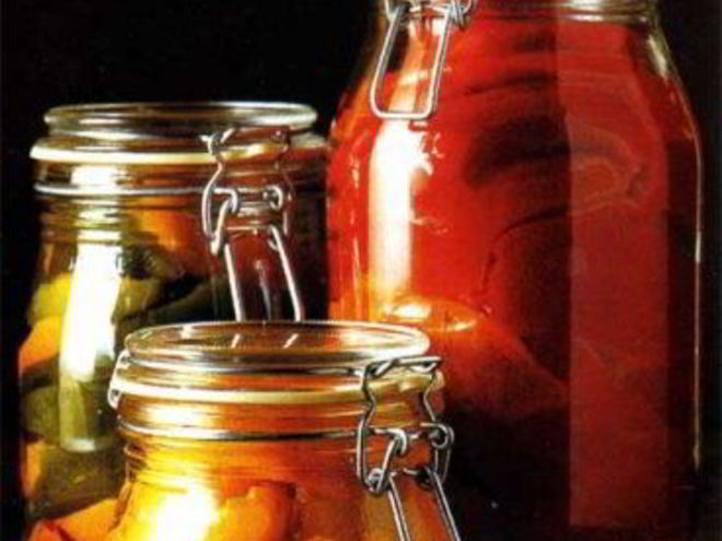 Рецепт печеного перца на зиму