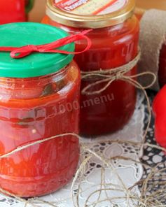 Перец фаршированный капустой и морковью на зиму