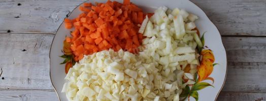 перец фаршированный капустой и морковью на зиму. Шаг 2