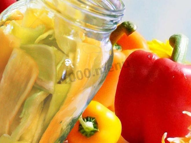 Рецепт перца с яблокамии на зиму