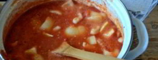 перец в томатном соке на зиму. Шаг 7