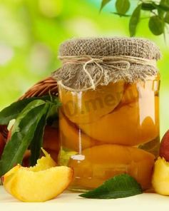 Персики на зиму без стерилизации