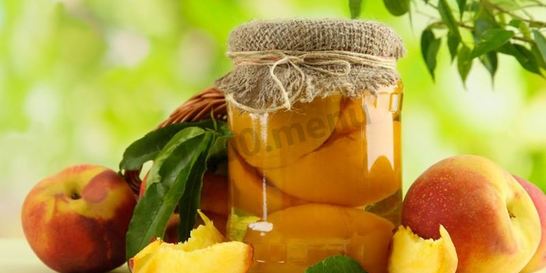 Персики на зиму без стерилизации