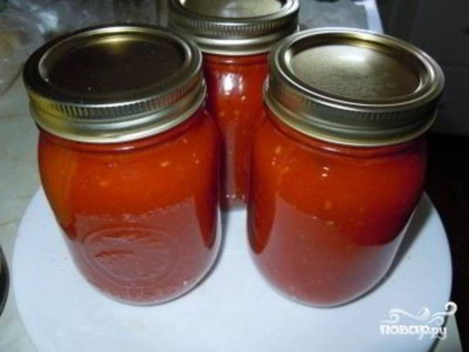 Рецепт подливы к макаронам на зиму