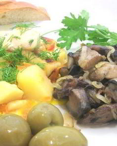 Подосиновики, жареные на зиму