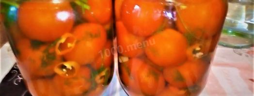помидоры остренькие без уксуса на зиму. Шаг 2