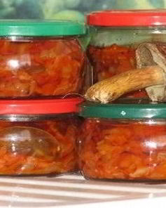 Салаты на зиму с грибами