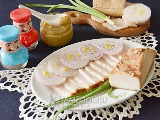 Рецепт сала копченого