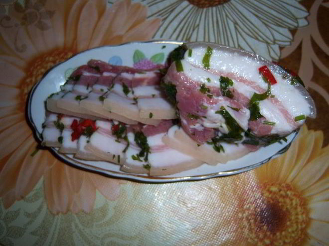 Рецепт сала по-домашнему