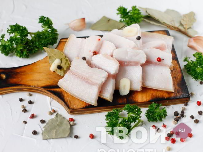 Рецепт сала в банке