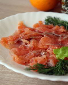 Слабосоленая форель