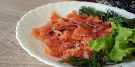 Слабосоленая форель