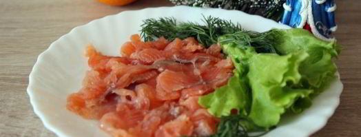 слабосоленая форель. Шаг 7