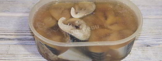 слабосоленая скумбрия. Шаг 6