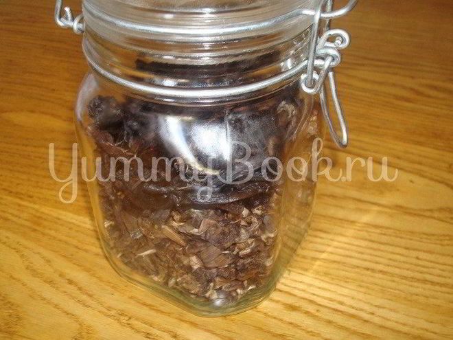 Рецепт сушеных грибов