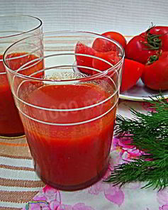 Томатный сок через соковыжималку на зиму