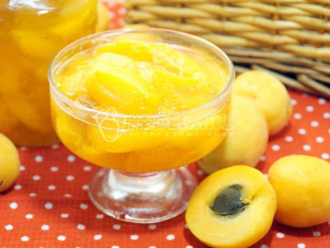Рецепт абрикосового варенья дольками