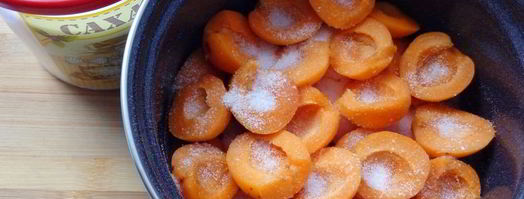 абрикосовое варенье с ядрами косточек. Шаг 3