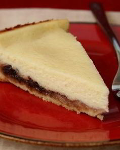 Чизкейк с вишневым вареньем