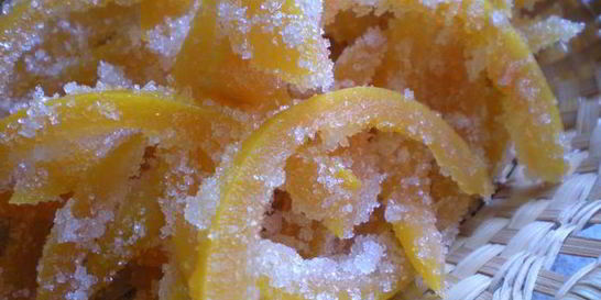 Грейпфрутовые цукаты