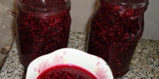 Малиновое варенье с апельсином