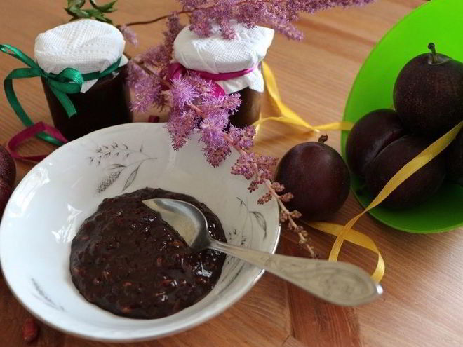 Рецепт сливового варенья с какао