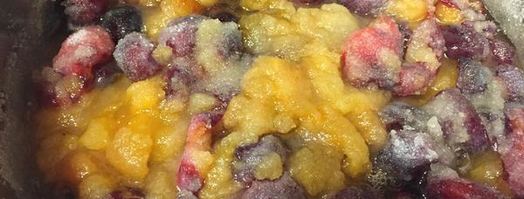 сливовое варенье с орехами в коньяке. Шаг 2