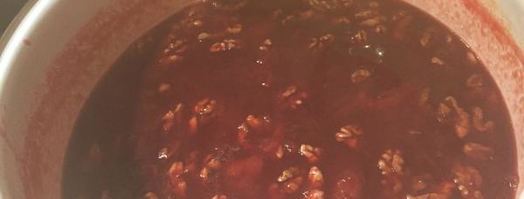 сливовое варенье с орехами в коньяке. Шаг 4