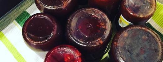 сливовое варенье с орехами в коньяке. Шаг 5