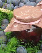 Сливовое варенье с пряностями в вине